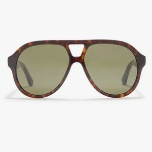GUCCI Sunglass 56mm Aviator Sunglasses